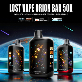 Lost Vape OrionBar 50K with customizable ICE and NIC controls
