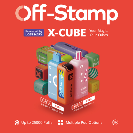 Off-Stamp X-CUBE 25K Disposable KIT Powered By LOST MARY – 25000 Puffs