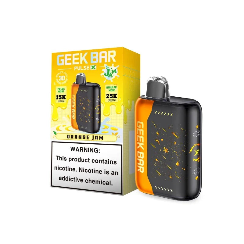 elf bar vape uk Geek Bar Pulse X 25K Jam Edition – 25,000 Puffs | Dual Mesh | 3D Screen