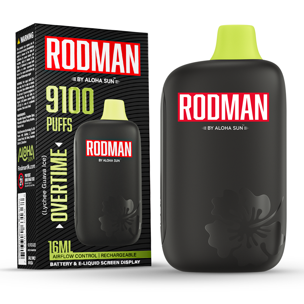 Rodman 9100 Disposable by Aloha Sun – 9100 Puffs