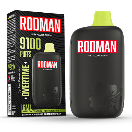 Rodman 9100 Disposable by Aloha Sun – 9100 Puffs