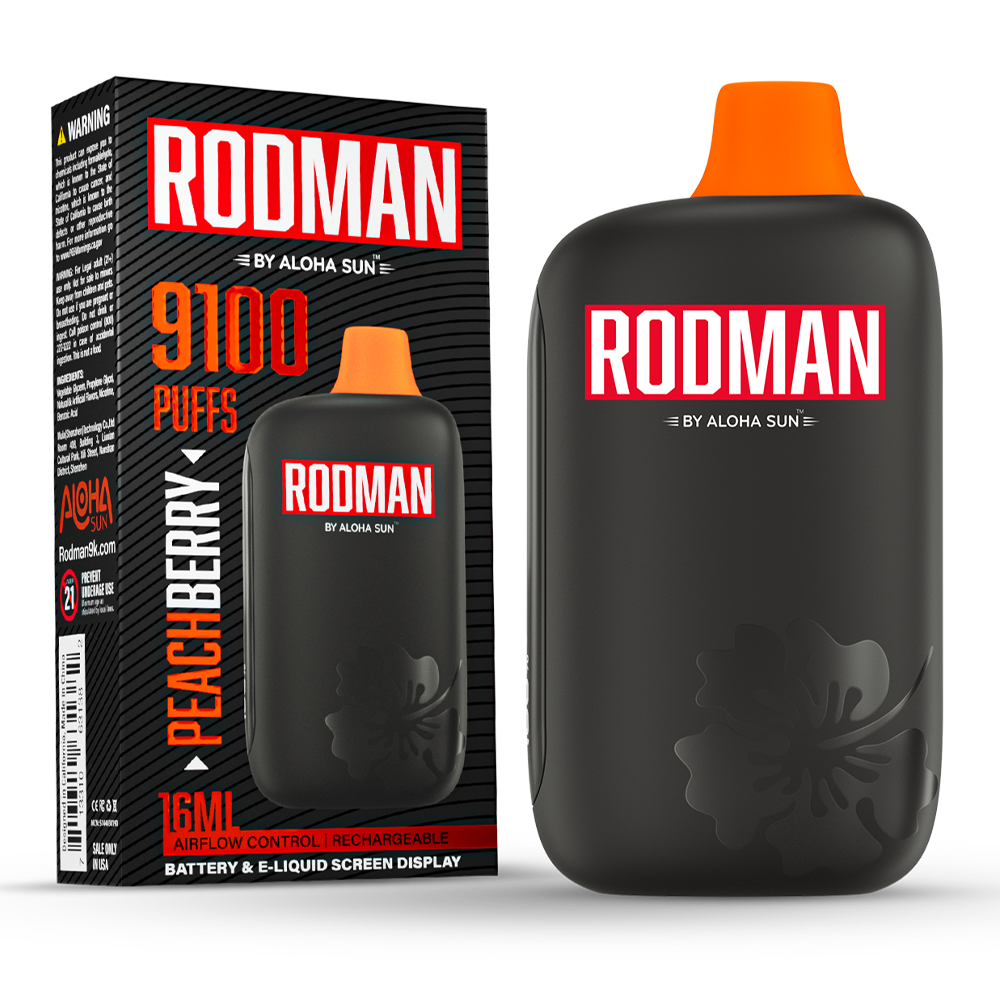 Rodman 9100 Disposable by Aloha Sun – 9100 Puffs