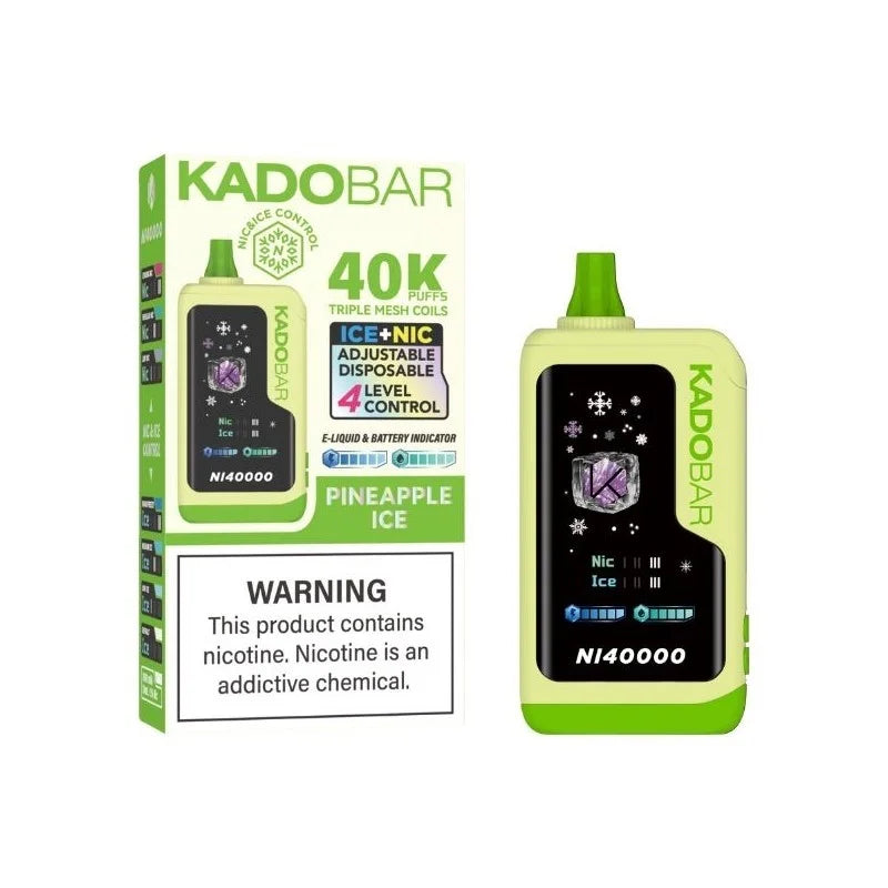 KADOBAR NI40K Nic + Ice Control Disposable Device - 40000 Puffs