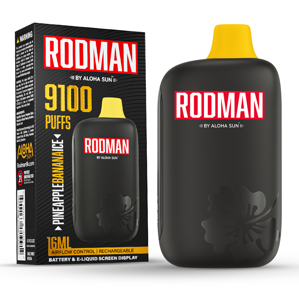 Rodman 9100 Disposable by Aloha Sun – 9100 Puffs