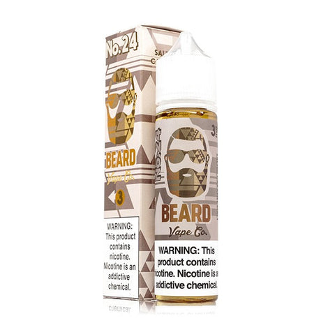 No. 24 Salted Caramel Malt by Beard Vape Co 60ml with Packaging
