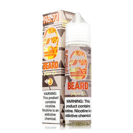 No. 71 Sweet and Sour Sugar Peach by Beard Vape Co 60mL with Packaging