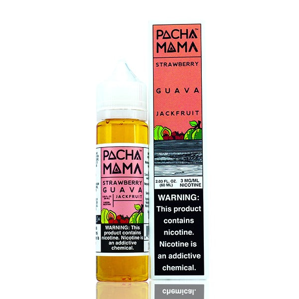 Strawberry Guava JackFruit by Pachamama eLiquid TFN 60mL with Packaging