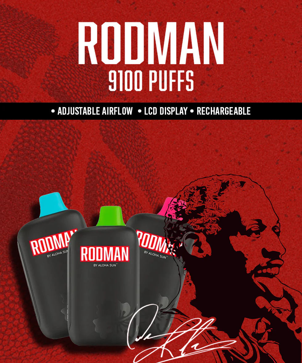 Rodman 9100 Disposable by Aloha Sun – 9100 Puffs