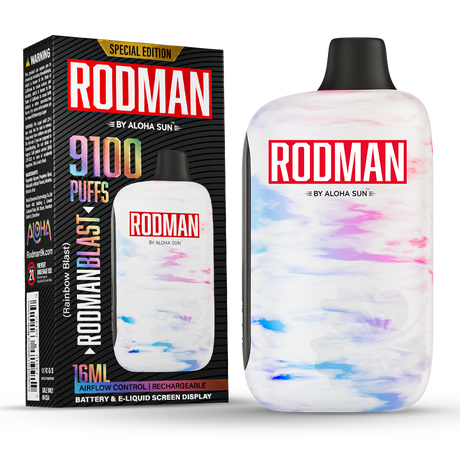 Rodman 9100 Disposable by Aloha Sun – 9100 Puffs