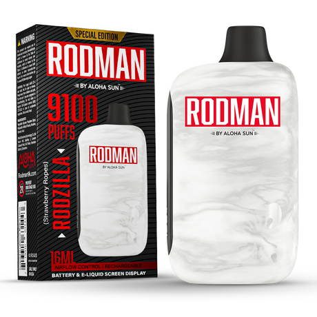 Rodman 9100 Disposable by Aloha Sun – 9100 Puffs