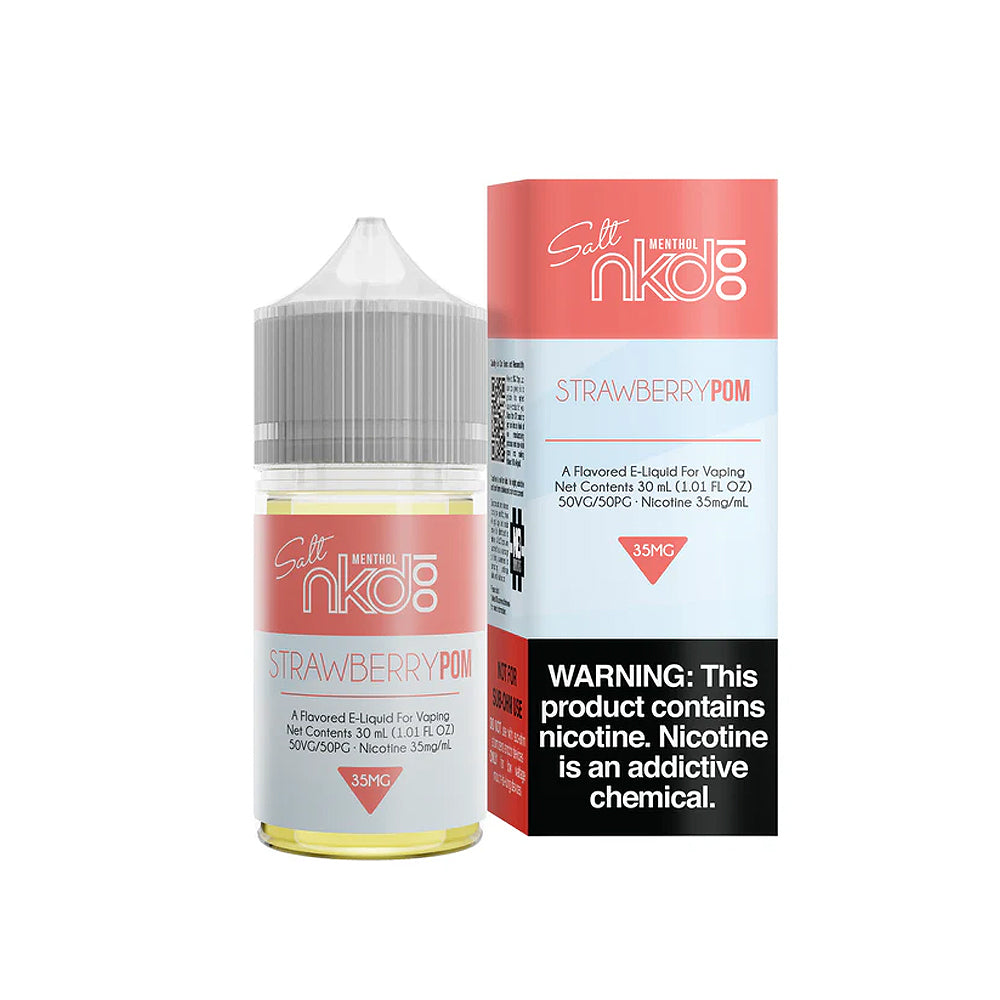 Naked 100 Strawberry Pom Nic Salt 30mL E-Liquid