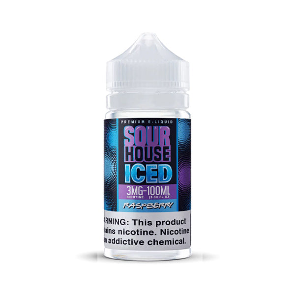 Raspberry by Sour House Iced 100ml bottle