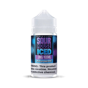 Raspberry by Sour House Iced 100ml bottle
