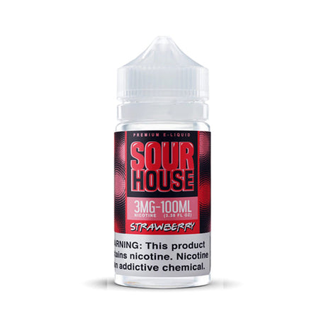 Strawberry by Sour House 100ml bottle