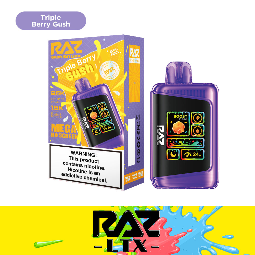 RAZ LTX 25K "Gush Edition" Puff Disposable Device – 25000 Puffs