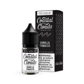 Vanilla Tobacco | Coastal Clouds Salts | 30mL with packaging