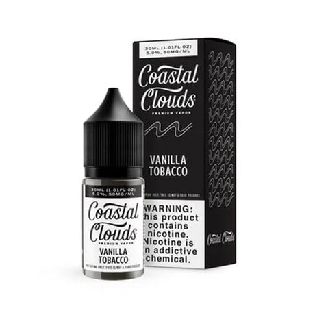 Vanilla Tobacco | Coastal Clouds Salts | 30mL with packaging