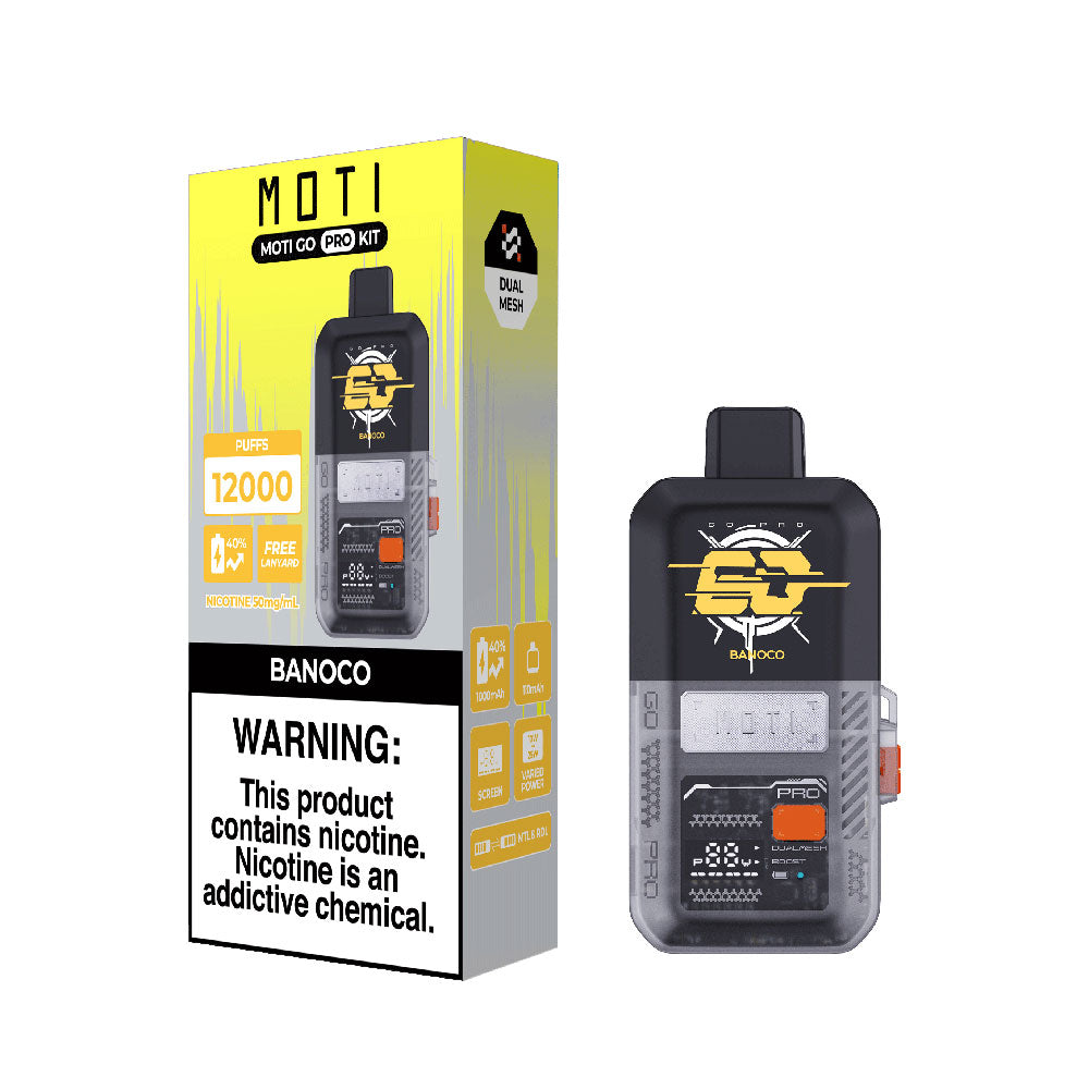 MOTI Go Pro Kit Disposable Device – 12000 Puffs