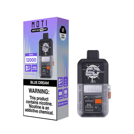 MOTI Go Pro Kit Disposable Device – 12000 Puffs