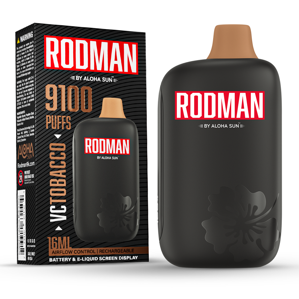 Rodman 9100 Disposable by Aloha Sun – 9100 Puffs