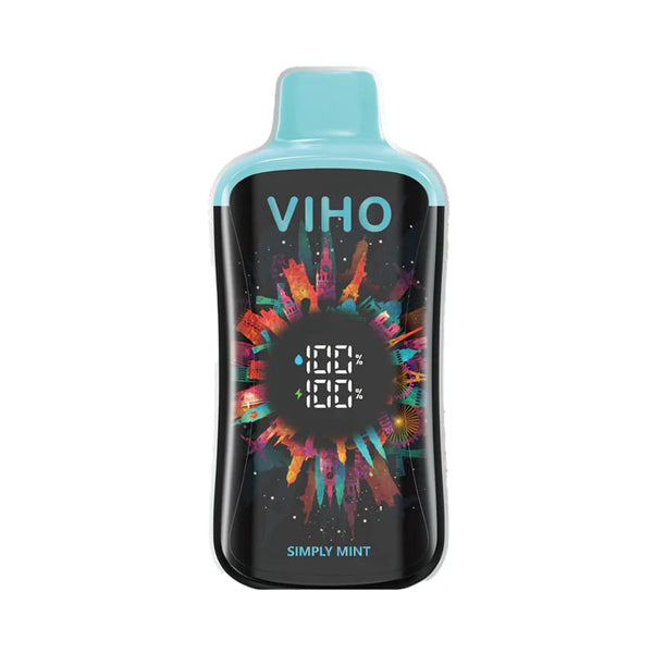 Viho Super Charge PRO E-Cig Disposable 20000 Puffs 21mL 50mg simply mint