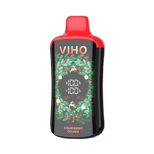 Viho Super Charge PRO E-Cig Disposable 20000 Puffs 21mL 50mg strawberry colada