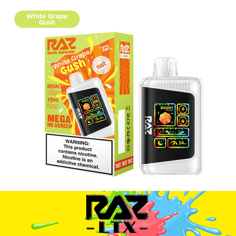 RAZ LTX 25K "Gush Edition" Puff Disposable Device – 25000 Puffs