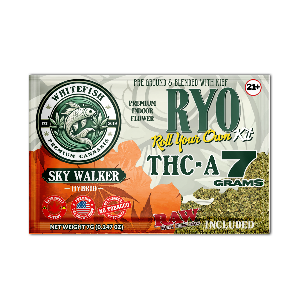 WHITEFISH “Roll Your Own” (R.Y.O.) Kit THC-A 7g Flower