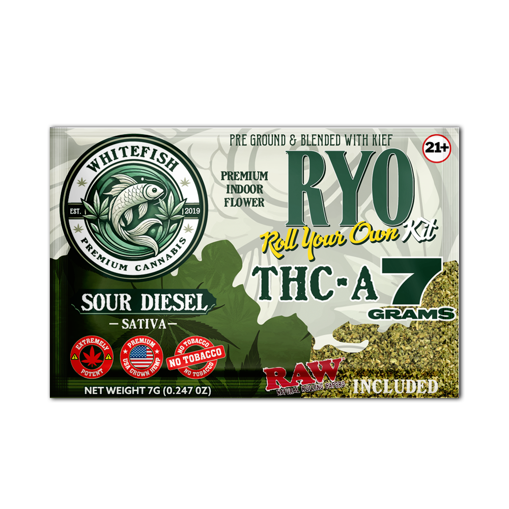 WHITEFISH “Roll Your Own” (R.Y.O.) Kit THC-A 7g Flower