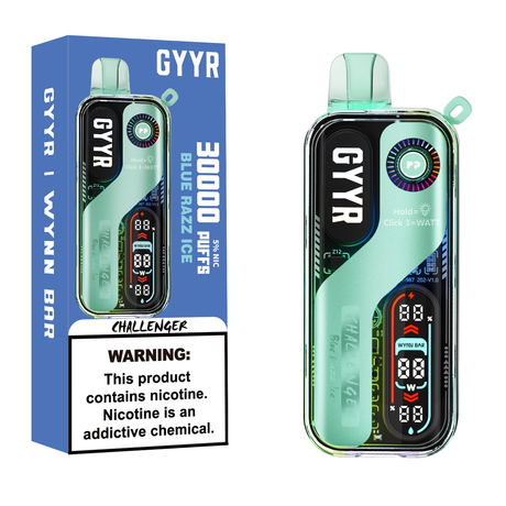 GYYR Wynn Bar Challenger 30K Puff powered by PYNE POD Disposable Device - 30000 Puffs