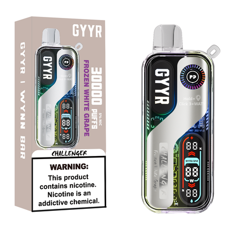 GYYR Wynn Bar Challenger 30K Puff powered by PYNE POD Disposable Device - 30000 Puffs