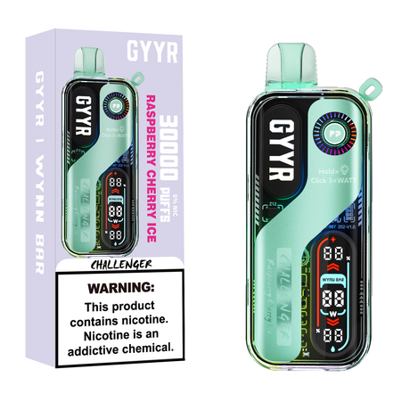 GYYR Wynn Bar Challenger 30K Puff powered by PYNE POD Disposable Device - 30000 Puffs