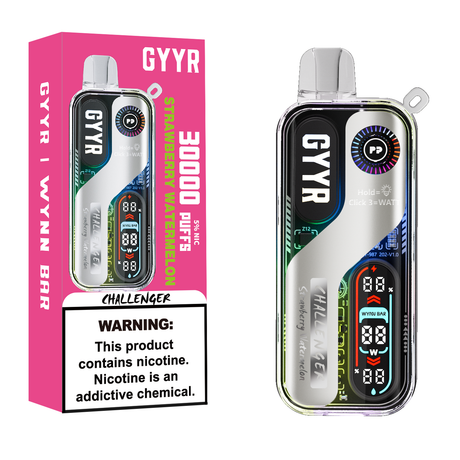 GYYR Wynn Bar Challenger 30K Puff powered by PYNE POD Disposable Device - 30000 Puffs