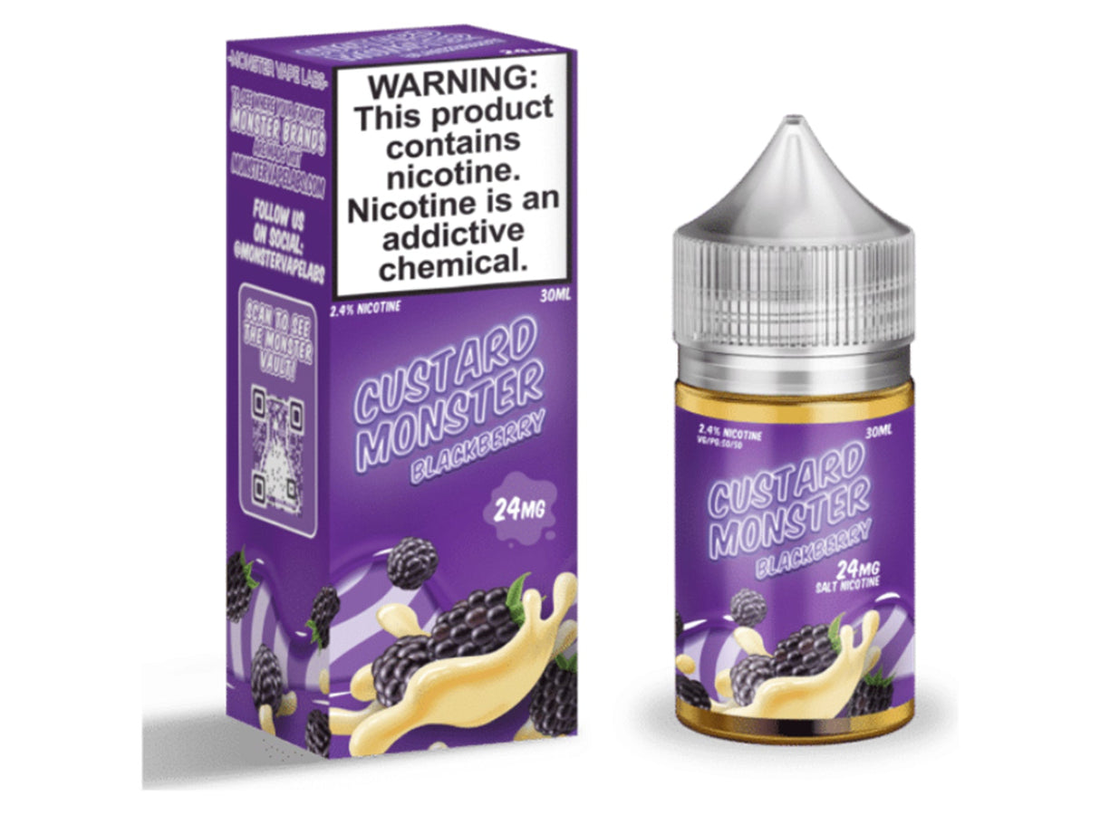 Custard Monster 30ml Nic Salt  E-Juice By Jam Monster