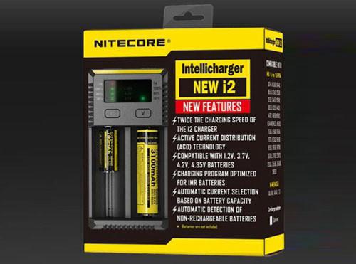 All-New NITECORE i2 Intellicharger Smart Battery Charger - VapoRider