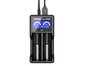XTAR Master VC2 Plus USB LCD Li-ion/Ni-MH Battery Charger - Vaporider