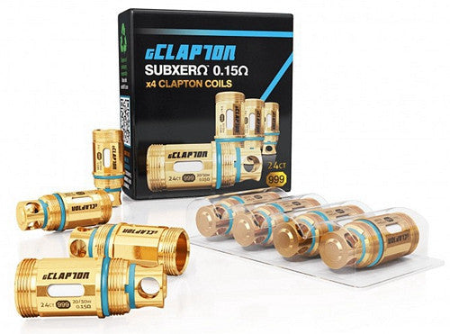 Atom gClapton 24CT Gold Plated OVC Coil for Aspire (Set of 4) - Vaporider