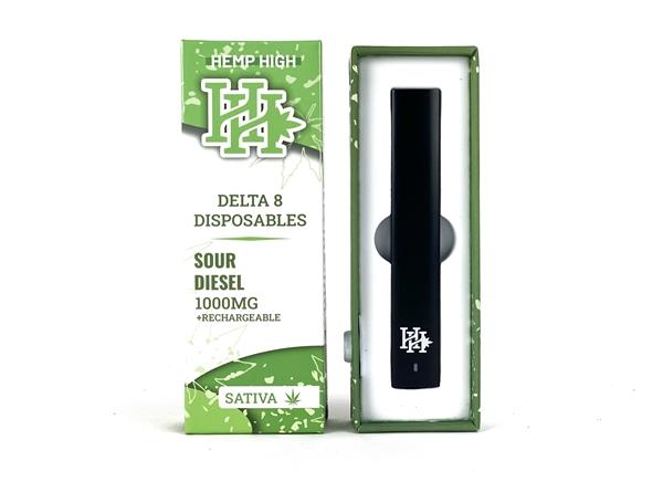 Hemp High Delta 8 Rechargeable Disposables 1000MG