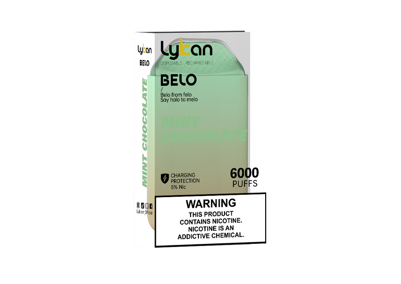 Lykcan BELO 12ML Rechargeable Disposable – 6000 Puffs