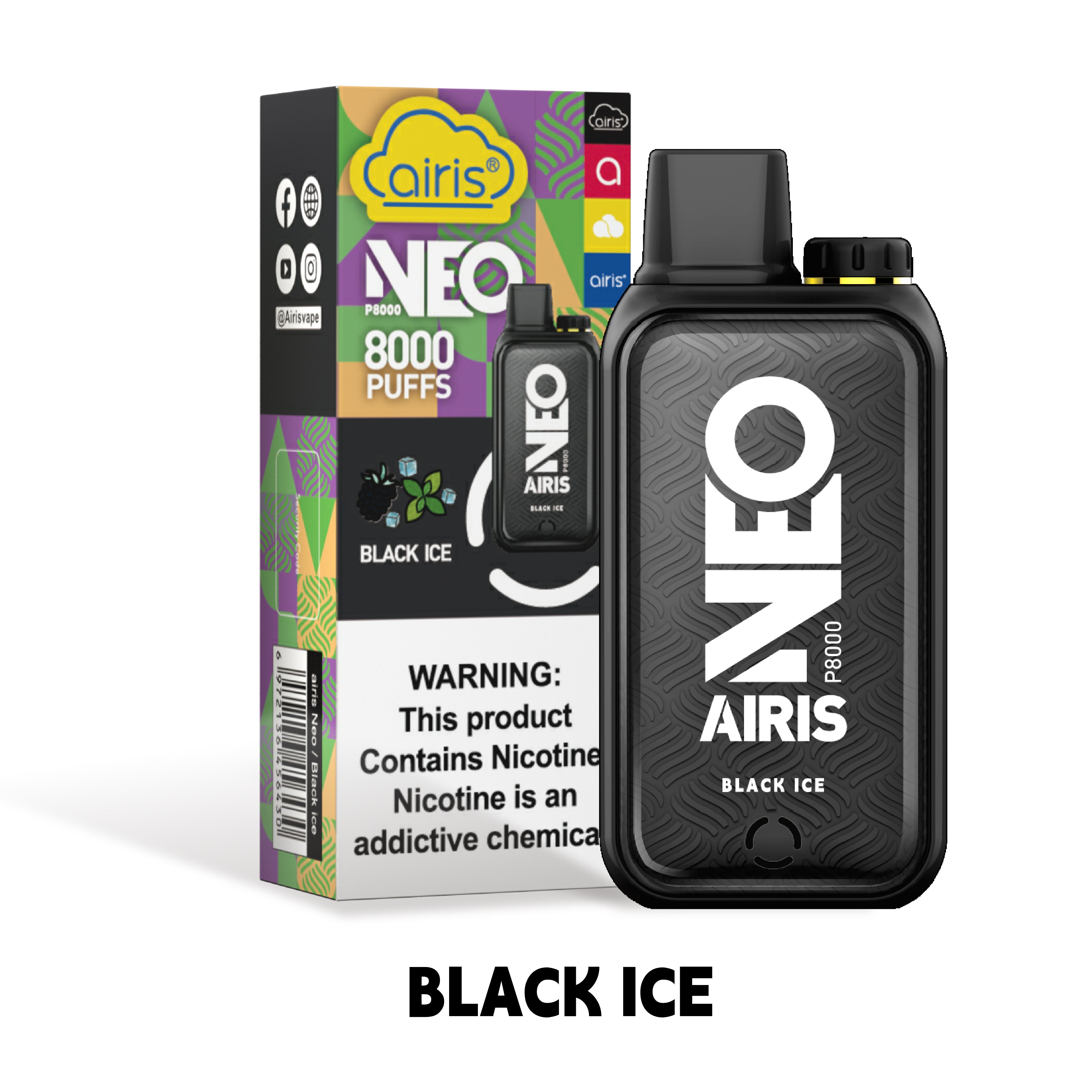 Airis Vape | Airis Neo Vape P8000 | Neo Vape Disposable | VapoRider