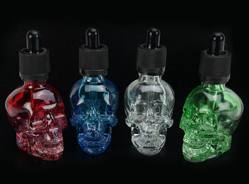 30mL Skull Shaped Glass Dropper Bottle - Vaporider