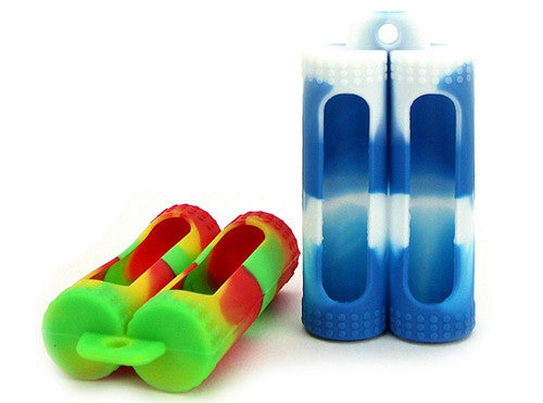2 x 18650 Battery Silicone Protective Sleeve Case - Vaporider