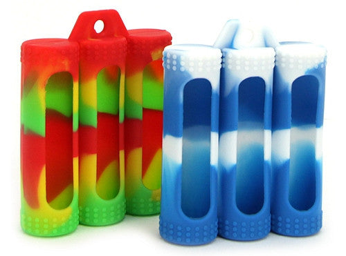 3 x 18650 Battery Silicone Protective Sleeve Case - Vaporider