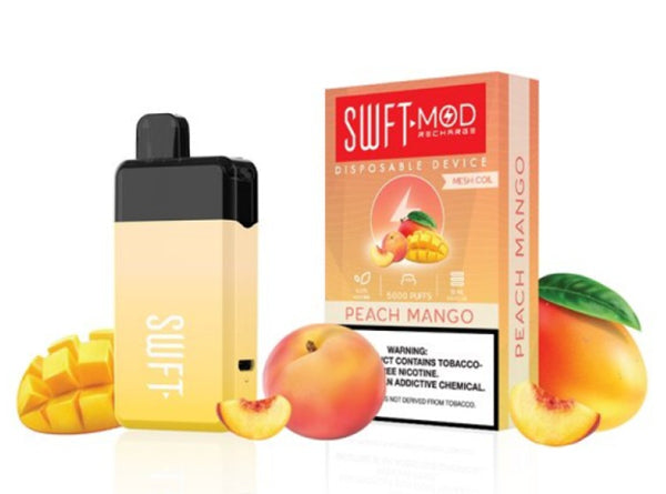 SWFT Mod Disposable 5% Rechargeable Disposable Device with Synthetic E-Liquid 5000Puffs