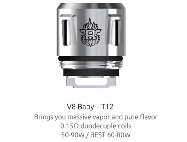 SMOK TFV8 Baby Coils T12/T8/T6/X4/Q2/M2/Mesh (5pcs) - New Mesh Coils Available - Vaporider