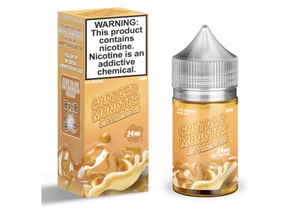 Custard Monster 30ml Nic Salt  E-Juice By Jam Monster