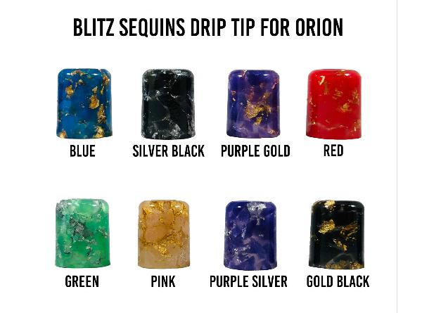 Blitz Sequins Orion Pod Drip Tip - Vaporider