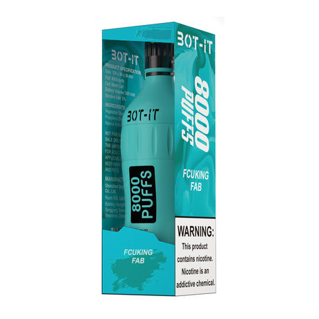 BOT-IT 8000 Pocket Size Edition Rechargeable Disposable Device – 8000 Puffs