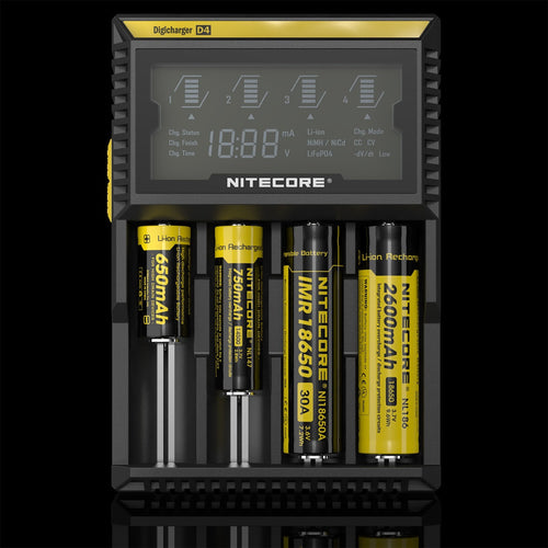 Nitecore Digicharger D4 Multi-in-One Battery Charger - VapoRider