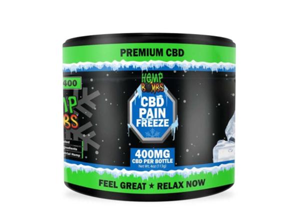 Hemp Bombs Broad Spectrum CBD Pain Freeze 400MG